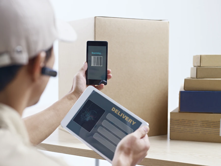 Pakket tracking technologie