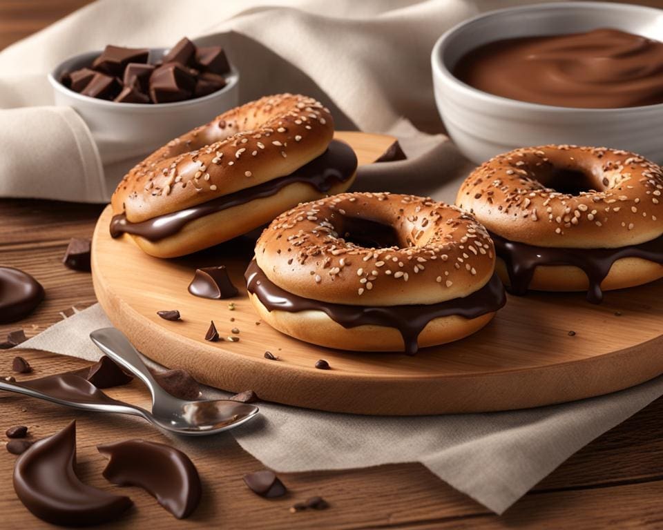Chocolade Bagels