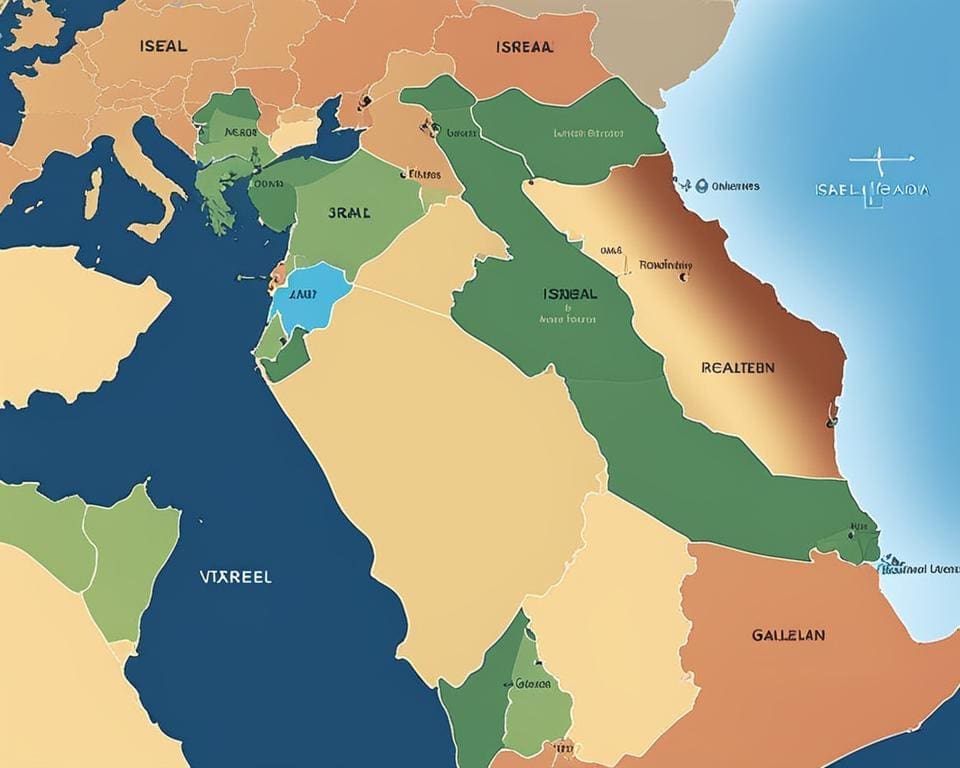 hoe groot is israel