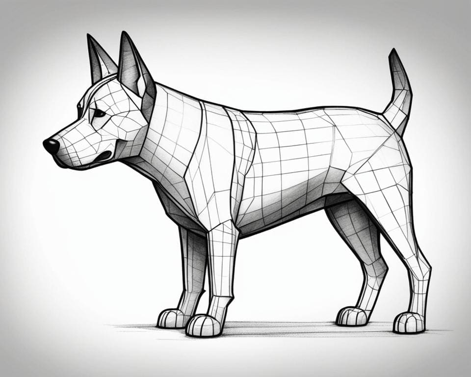 hond tekenen tutorial