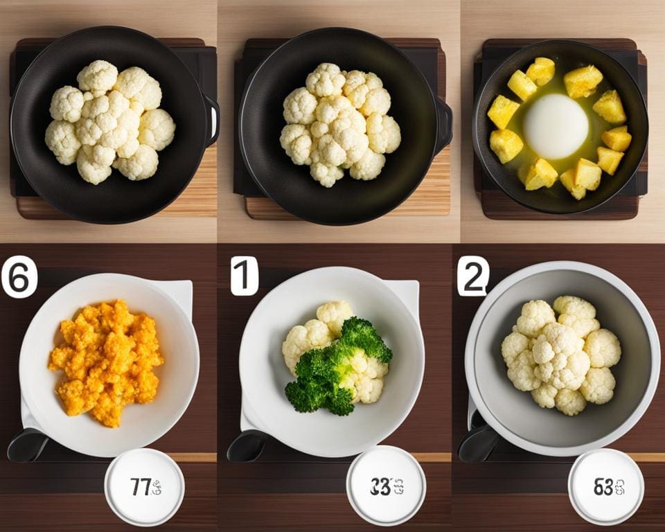 stappenplan bloemkool koken