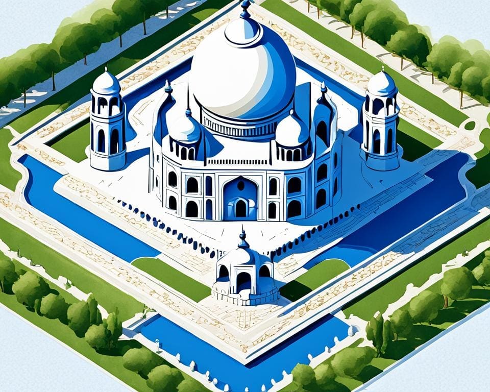 architectuur Taj Mahal