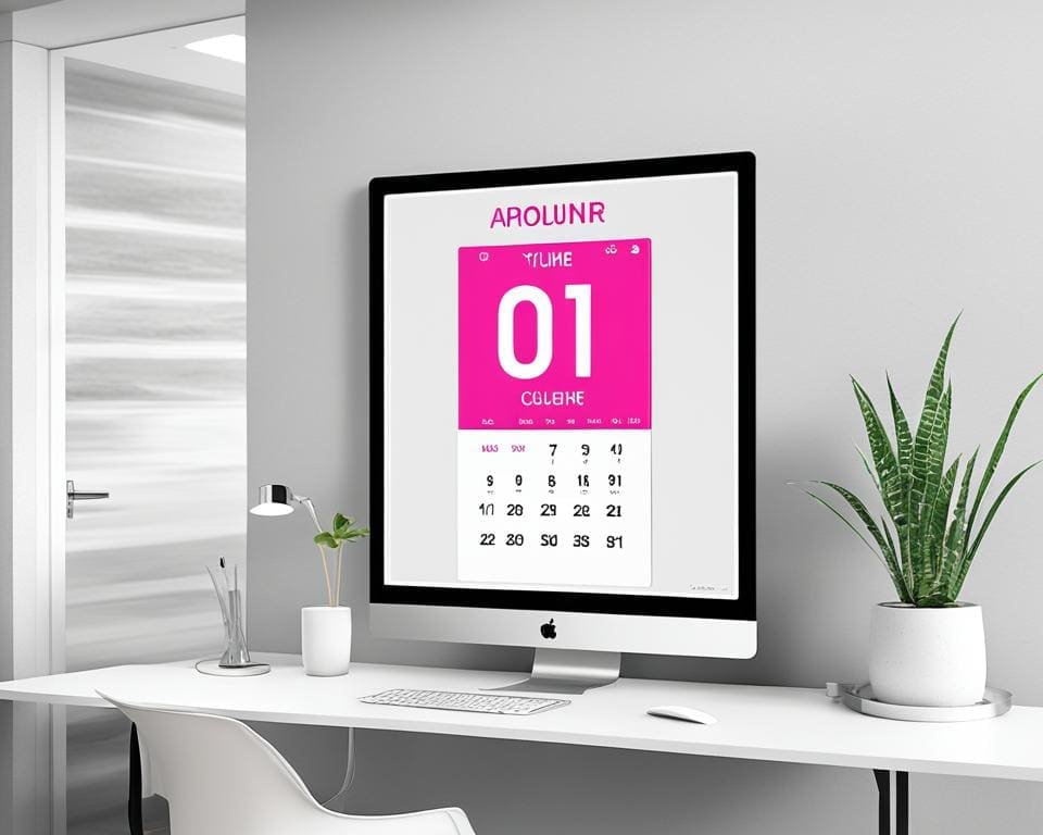 digitale wandkalender