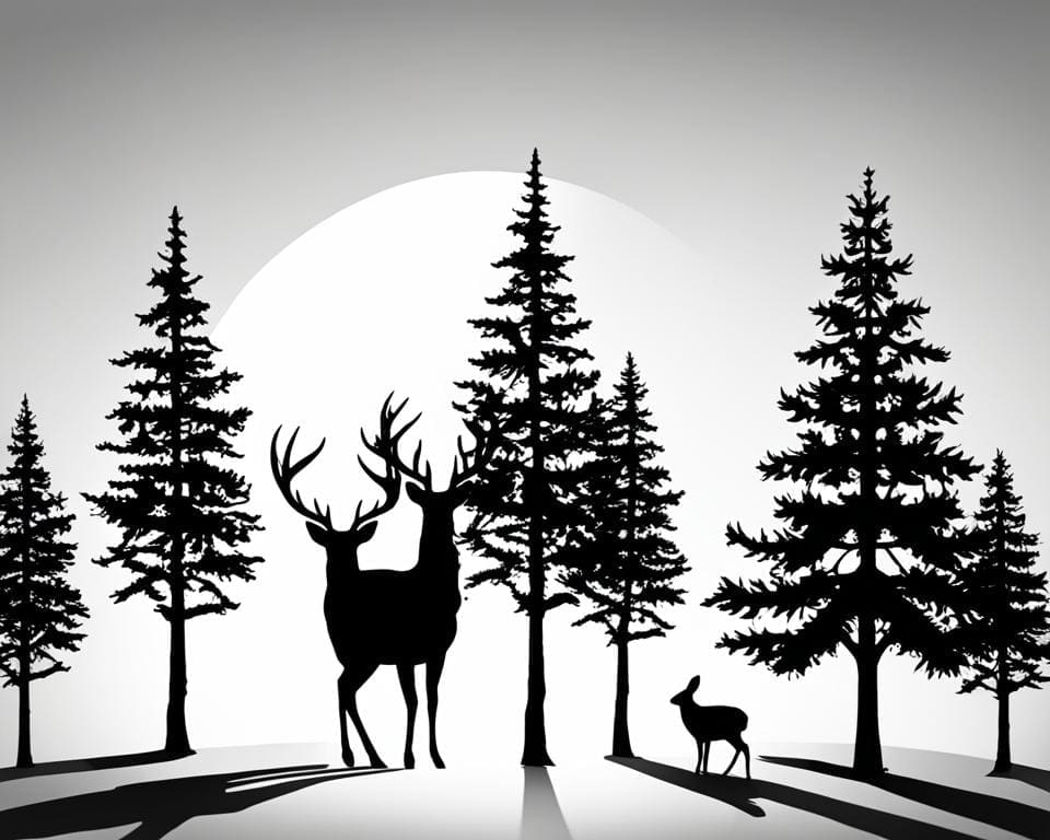 silhouet kunst