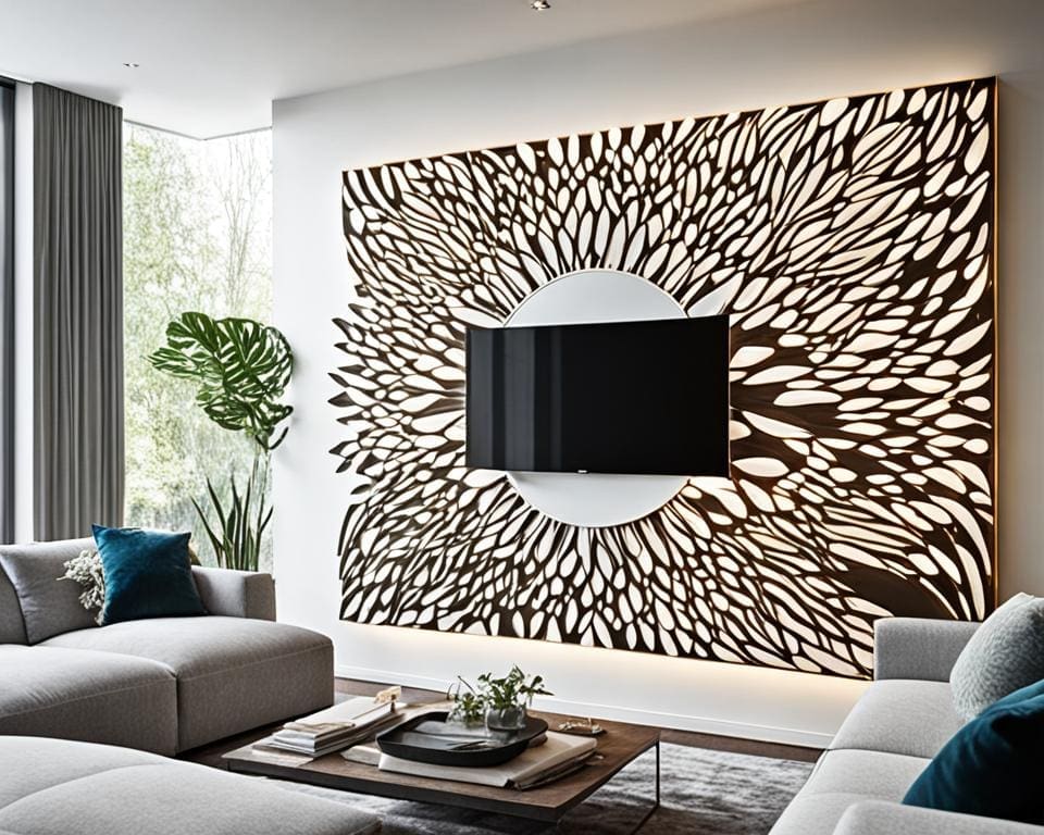 wandbeeldscherm statement piece