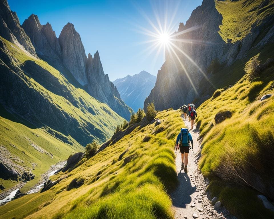 Verken de Bergen van de Pyreneeën