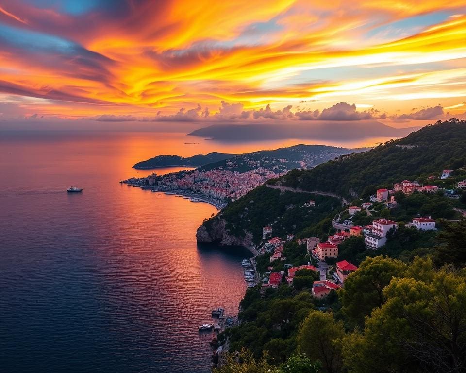 Prachtige uitzichten van de Franse Riviera Prachtige uitzichten van de Franse Riviera