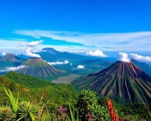 Verken de vulkanen van Java, Indonesië
