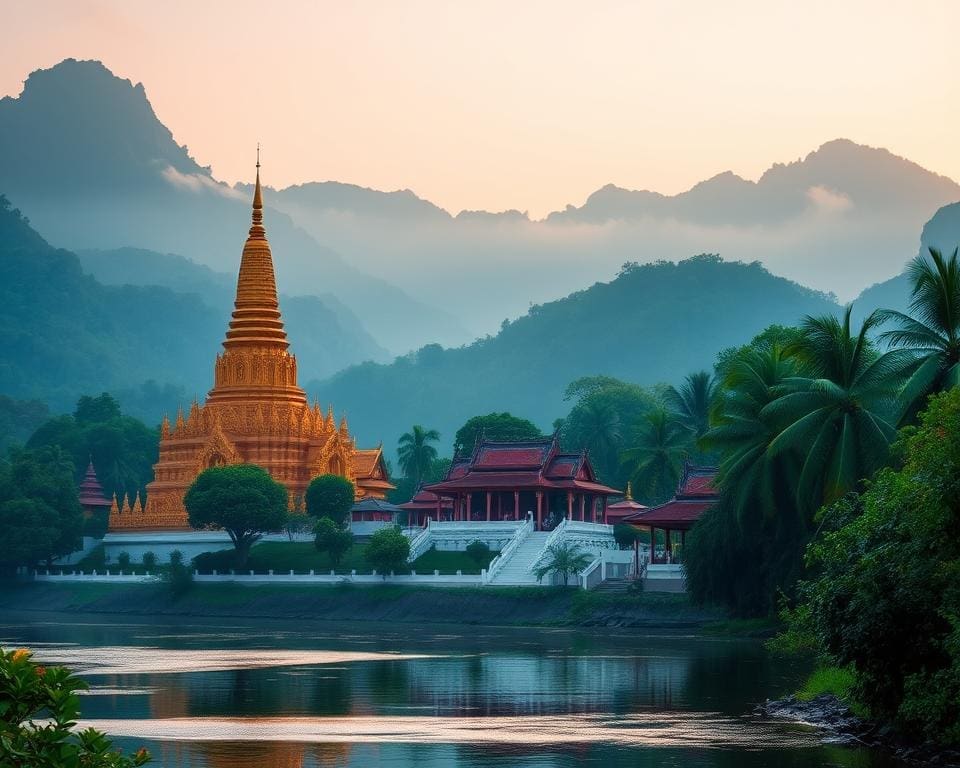 oude tempels van Luang Prabang