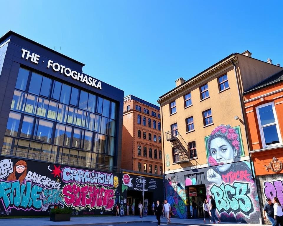 Fotografiska en street art in Södermalm Fotografiska en street art in Södermalm