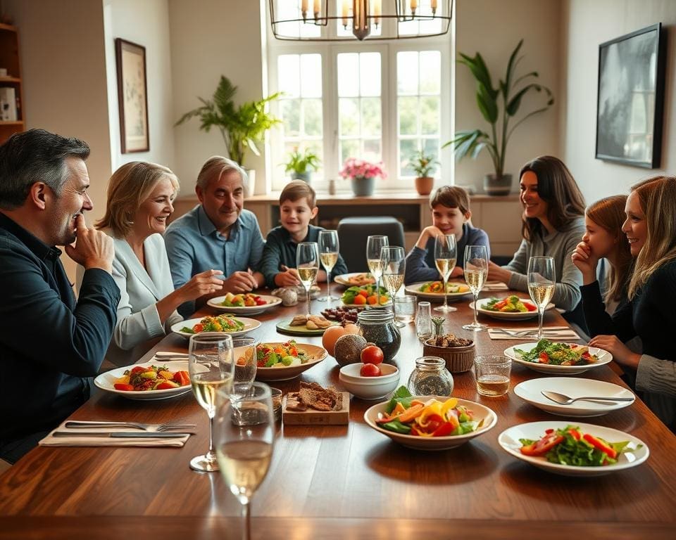 eettafel gezin