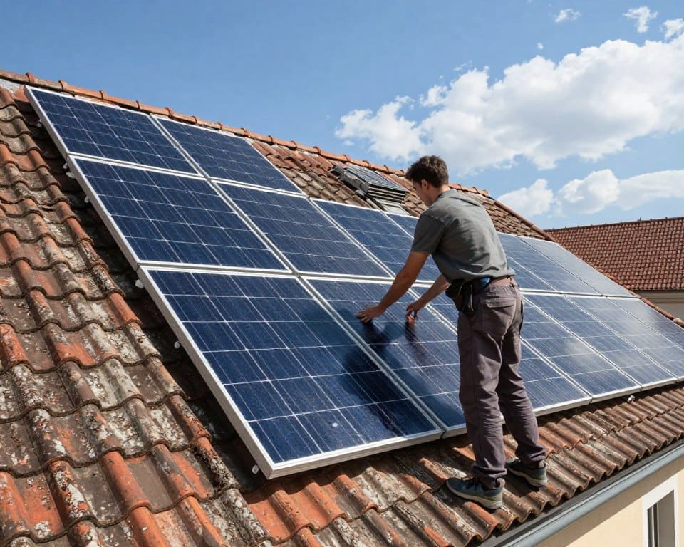 zonnepanelen oud dak