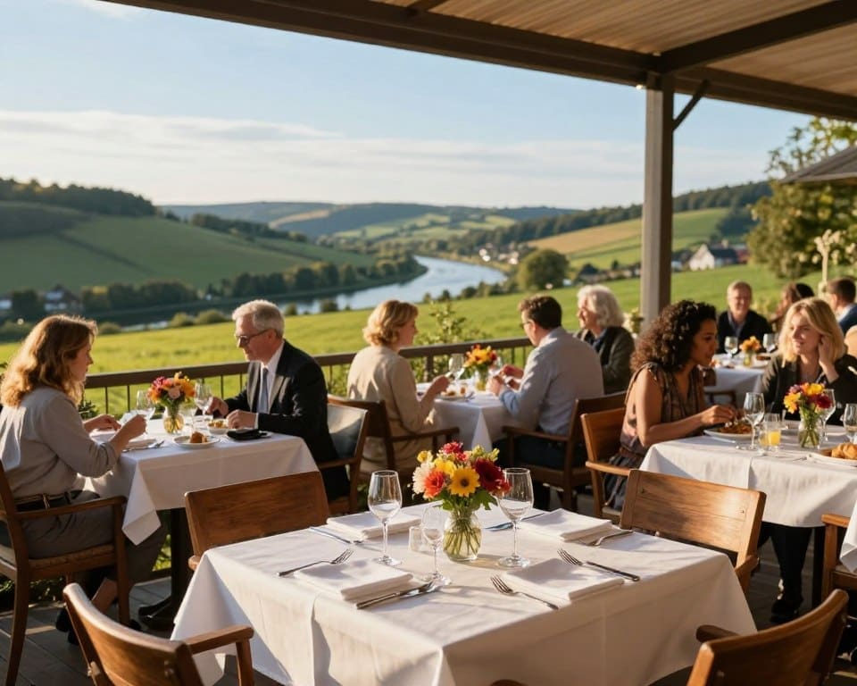 restaurant met uitzicht België