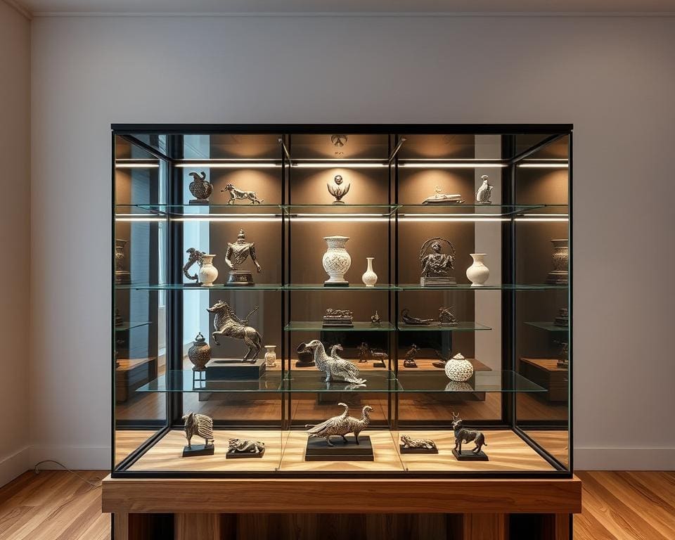 glazen vitrine glazen vitrine