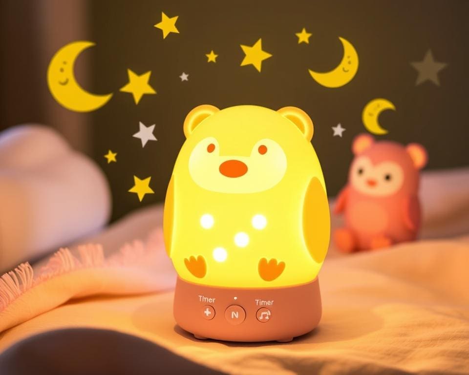 kinderlamp met programmable timer