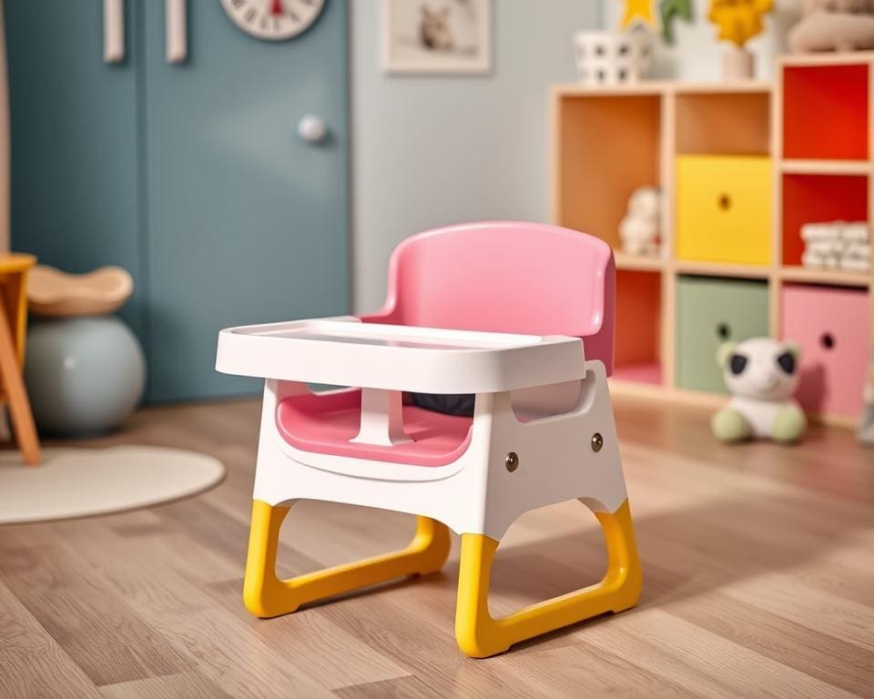 Compacte kinderstoel met tray Compacte kinderstoel met tray