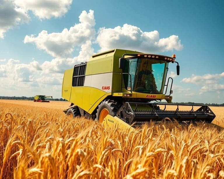 claas combine machine