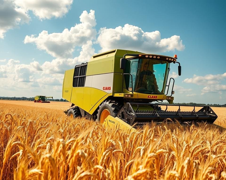 claas combine machine