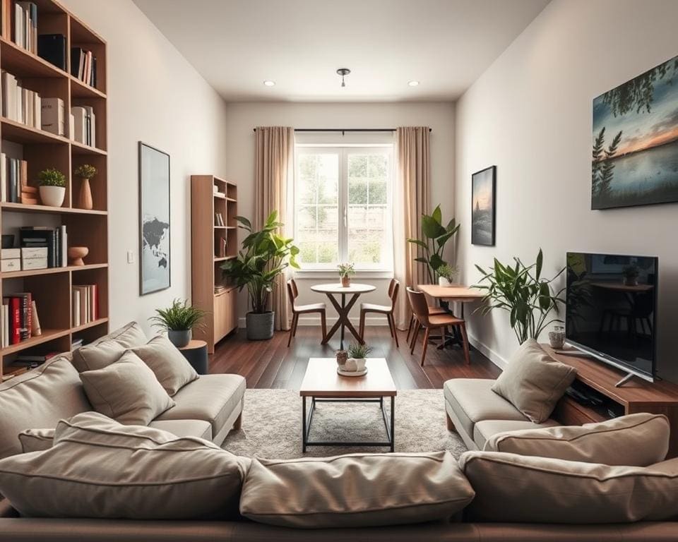 kleine woonkamer