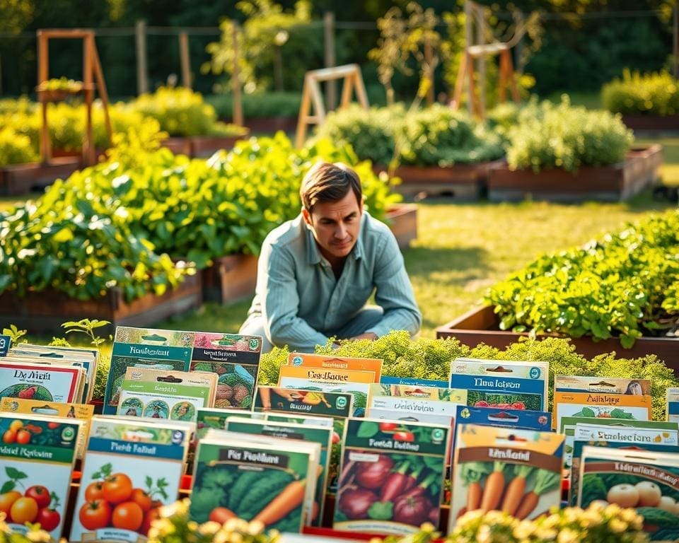 zaden moestuin kiezen