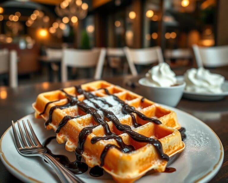 wafels en chocolade
